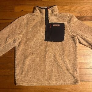 Vineyard Vines Stillwater Sherpa Quarter Zip